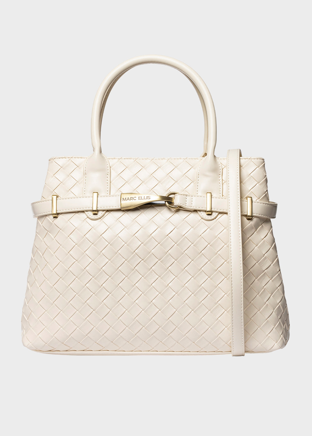 Borsa a mano Arizona L Plait con tracolla e trama ad effetto geometrico