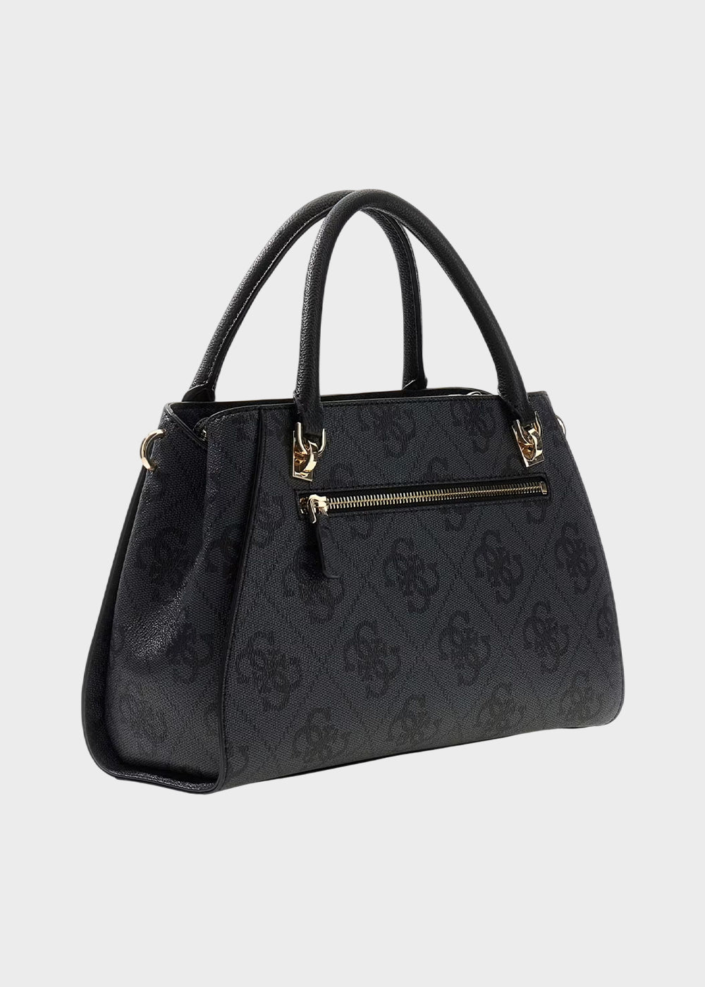 Borsa a mano Noelle II con tracolla e logo all over-3