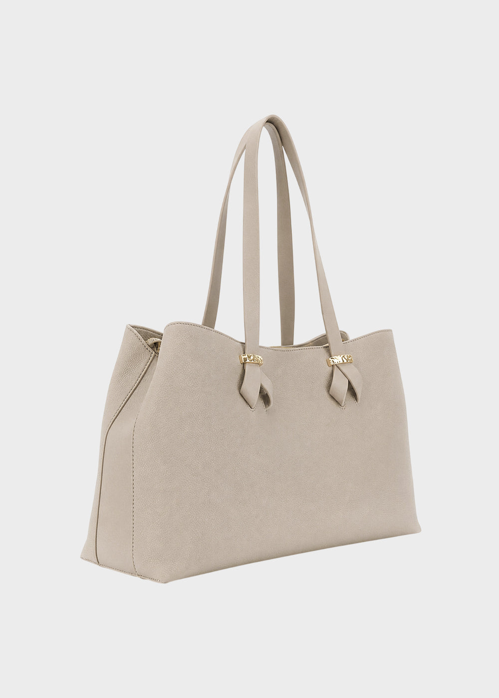 Borsa da spalla con logo frontale