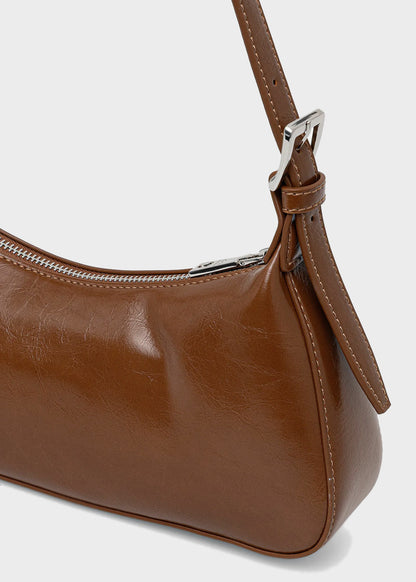 Shoulder bag with front logo