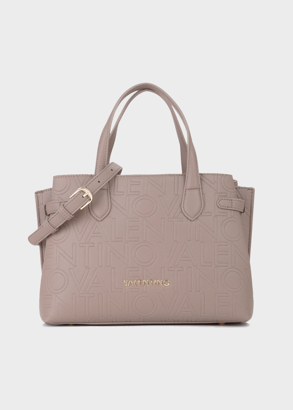 Borsa a mano con tracolla Pansy con logo all over