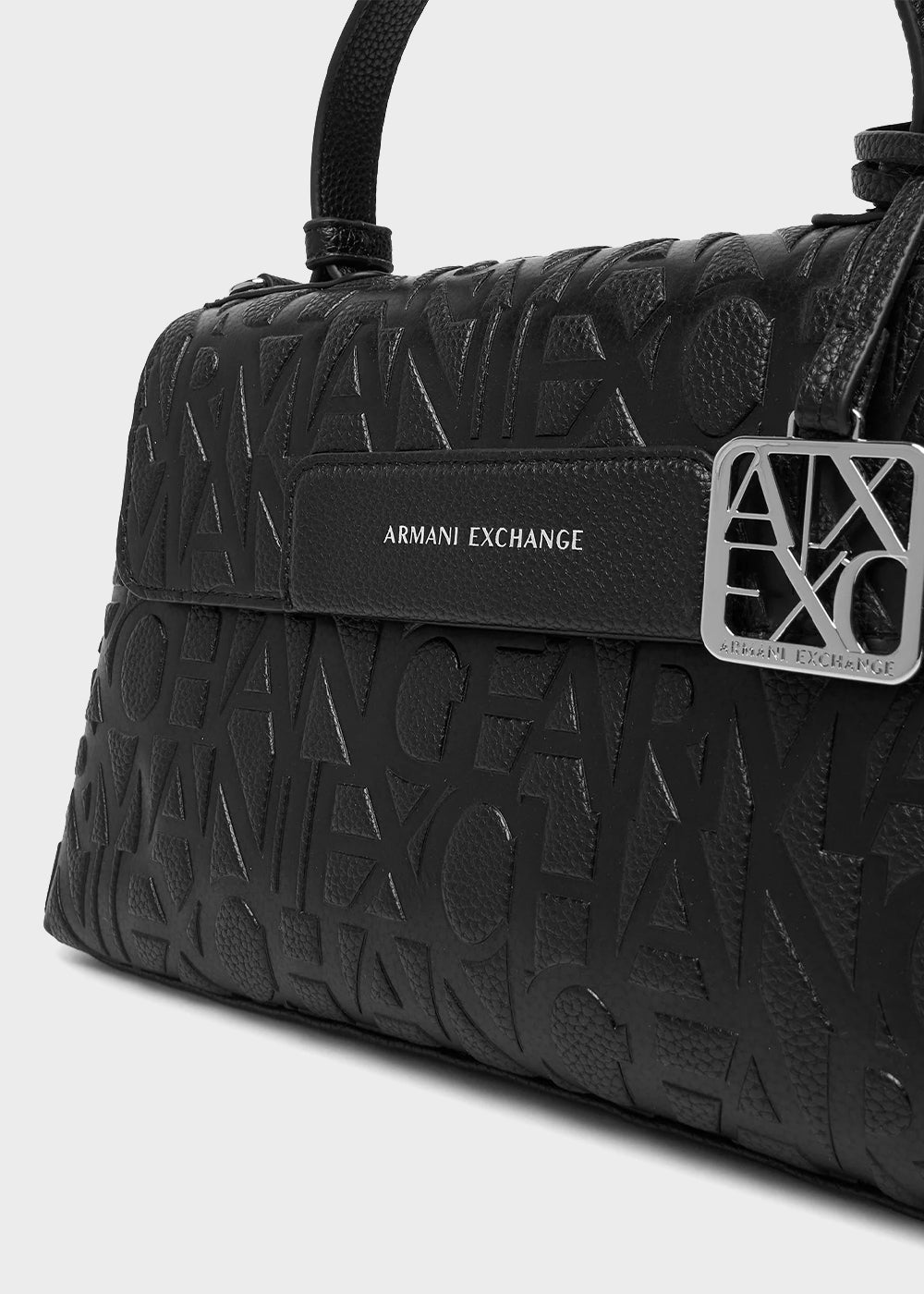 Liz Pebble shoulder bag with all-over logo-3
