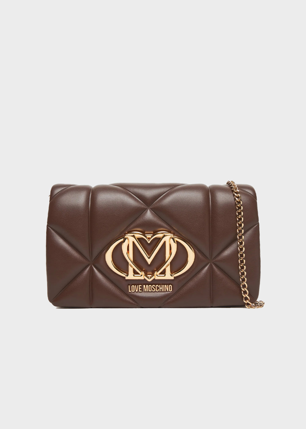 Borsa a tracolla con logo frontale