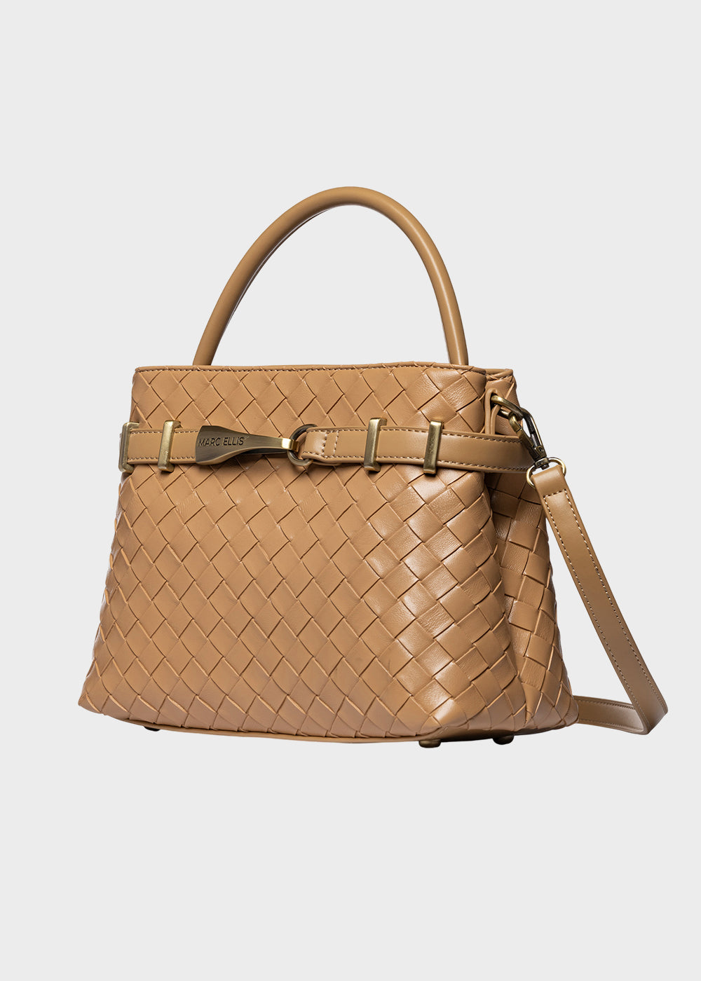 Borsa a mano Arizona M Plait con tracolla e trama ad effetto geometrico