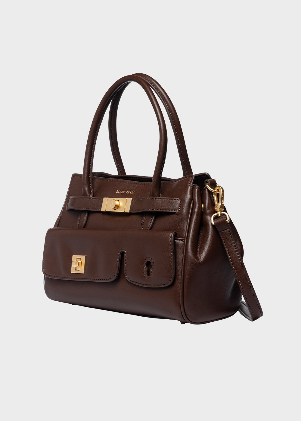 Borsa a mano Myna Soft con tracolla-2