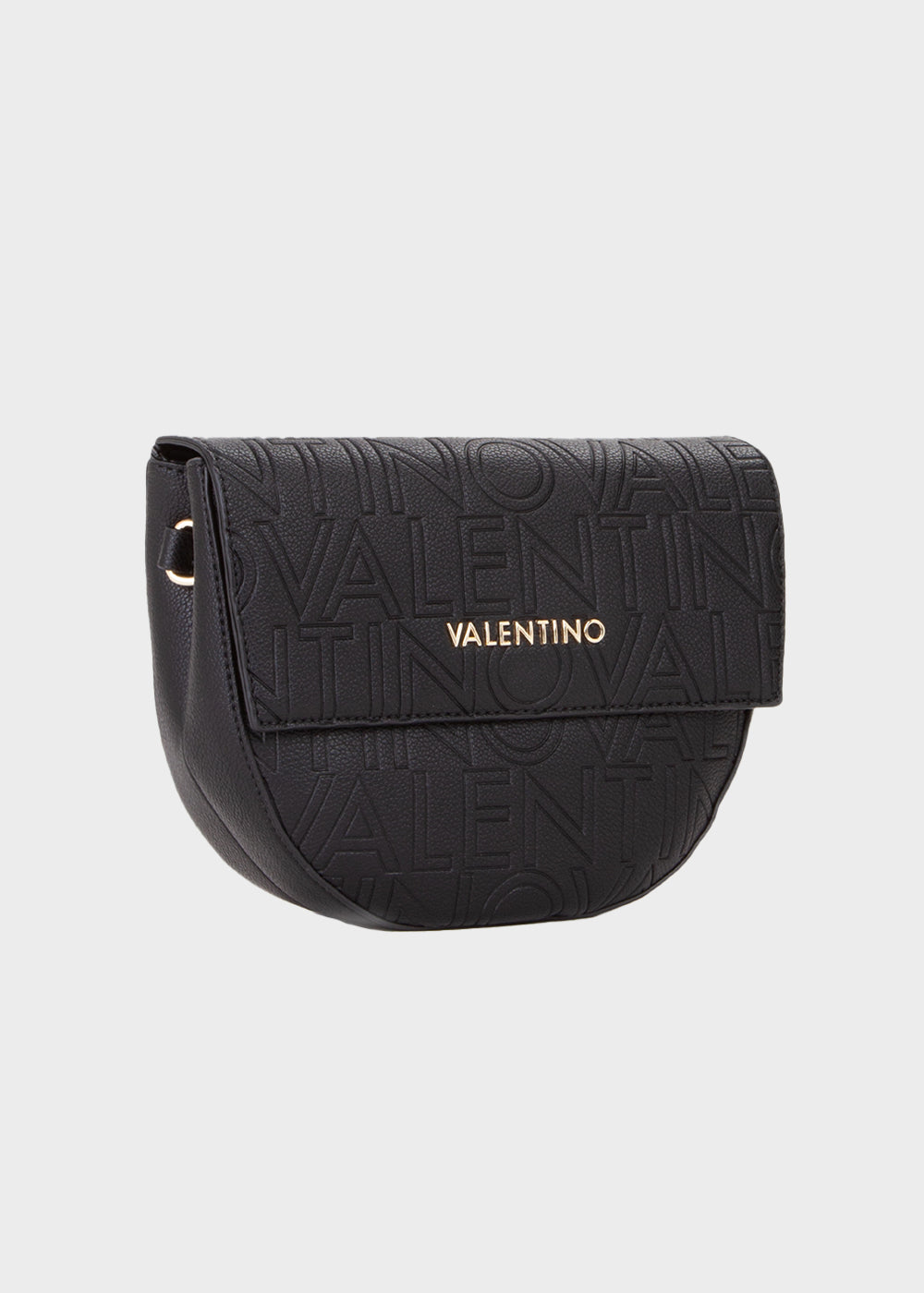 Borsa con tracolla Pansy e logo in rilievo all over