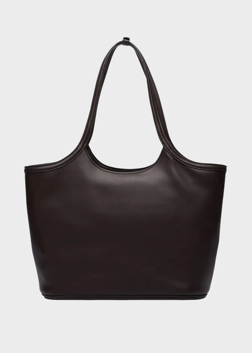 Borsa a spalla CK Shopper con logo frontale-4