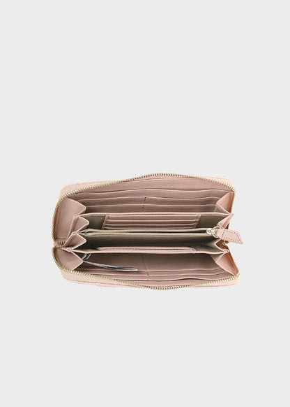 Turquoise Zip Around Wallet