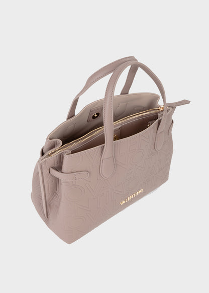 Borsa a mano con tracolla Pansy con logo all over