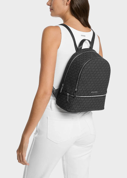 Zaino Rhea Zip con logo all over