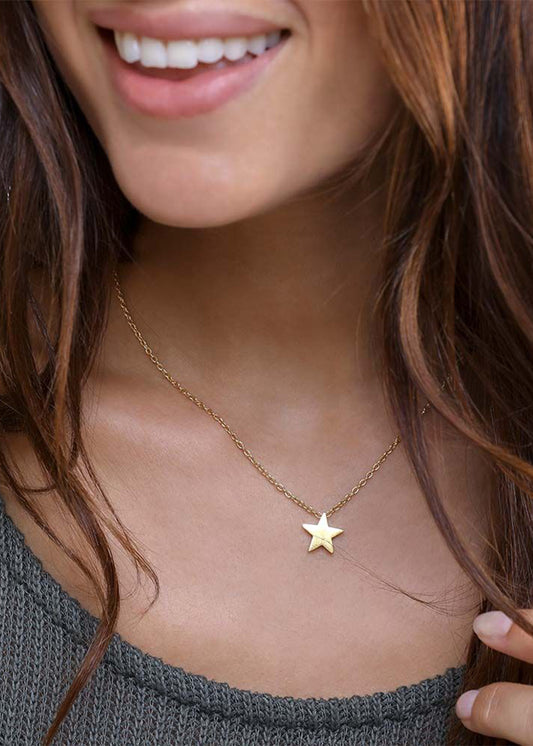 Collana Catenina Corta Stella Piena