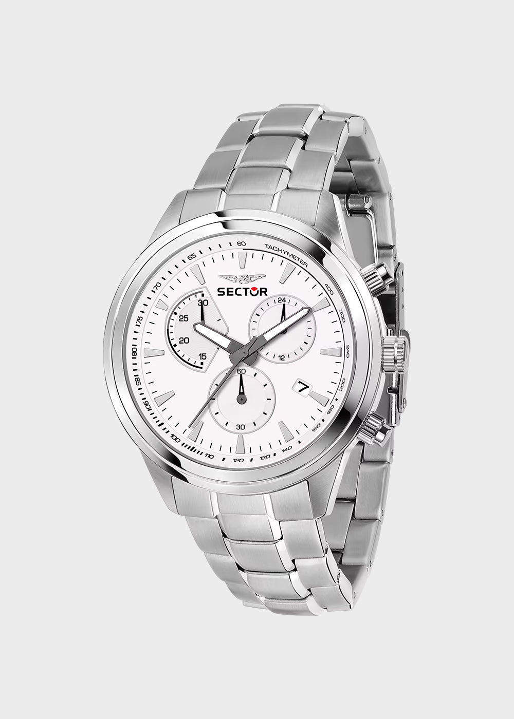 Orologio No Limits Cronografo 670 45MM White Silver Dial