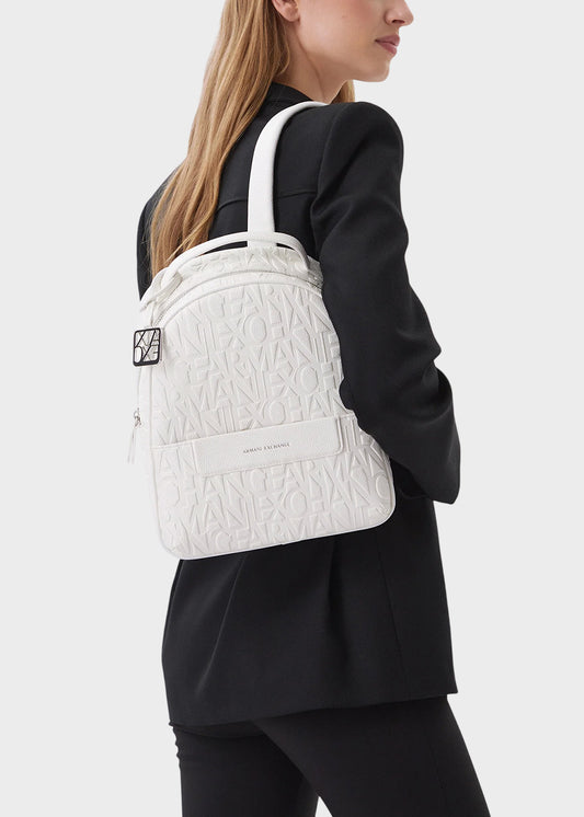 Zaino Liz Pebble S con logo all over