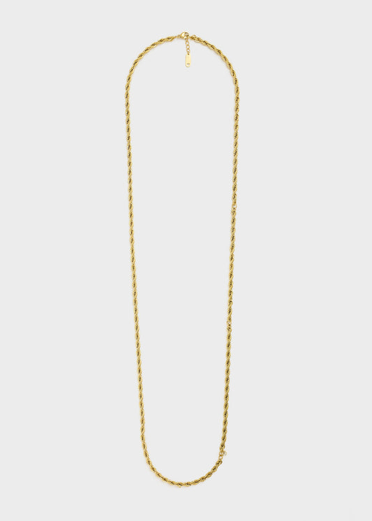Collana Torchon in acciaio placcato oro 14KT