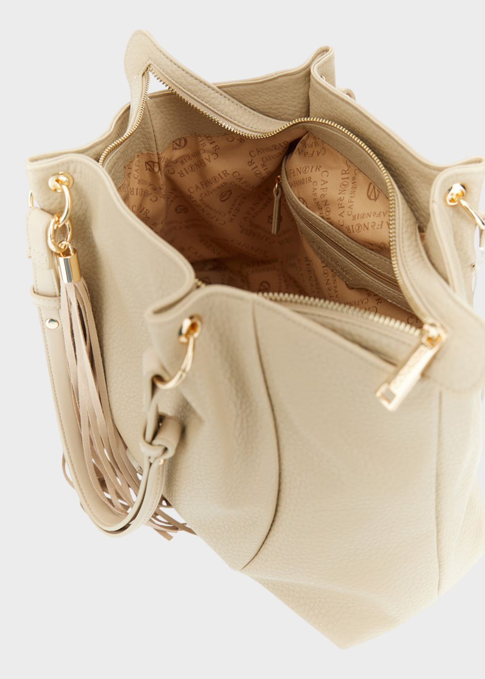 Borsa da spalla morbida con pieghe-3