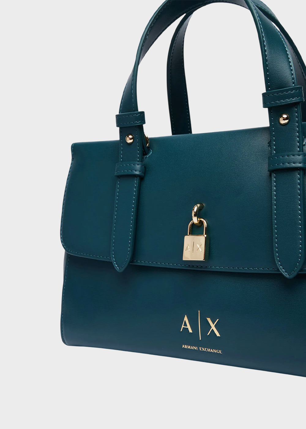 Borsa a mano Taylor Tote M con lucchetto decorativo e tracolla-4