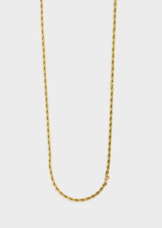 Collana Torchon in acciaio placcato oro 14KT