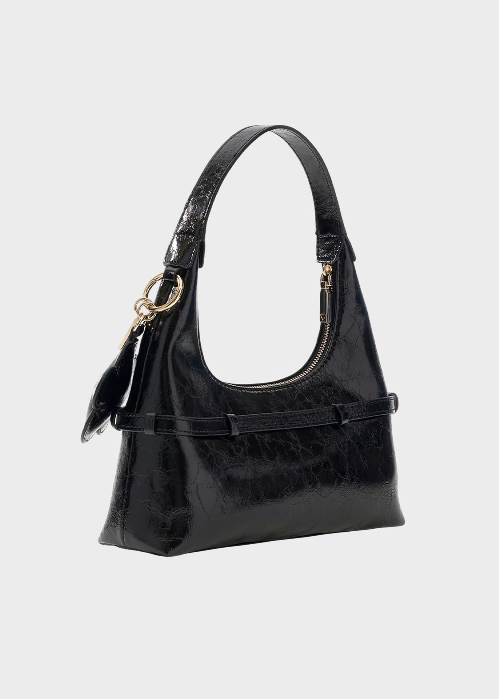 Borsa a spalla Taylor Mini con charm fiore-3