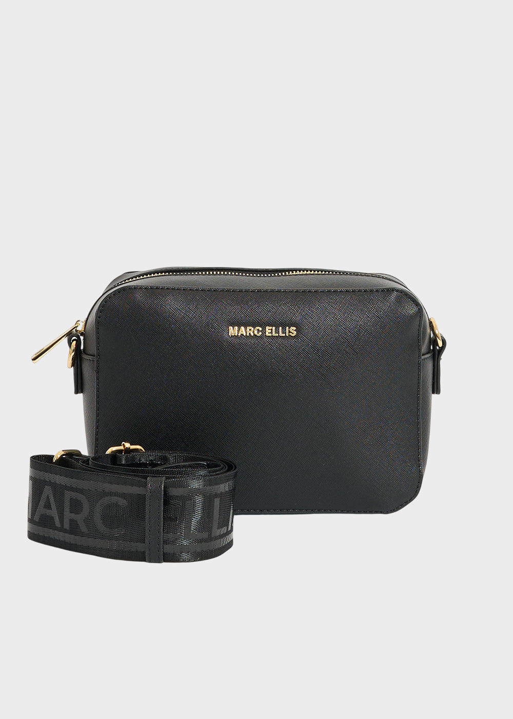 Borsa a tracolla Peyton MF con logo metallico