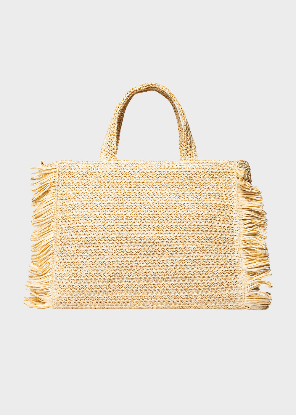 Borsa da Mare Buby S.Claire M in effetto rafia, con tracolla-3