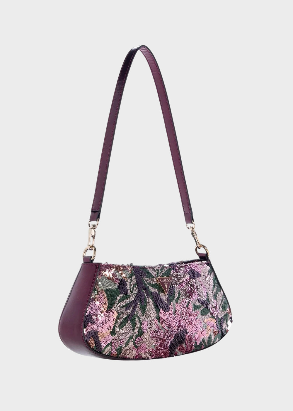Borsa a spalla Elsie con paillettes colorate