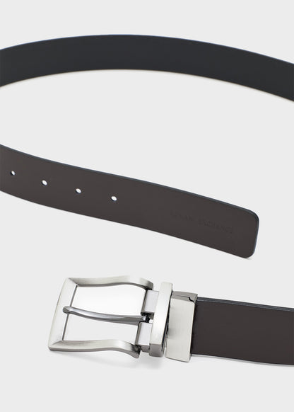 Cintura con ardiglione, reversibile e accorciabile (3,5 cm)