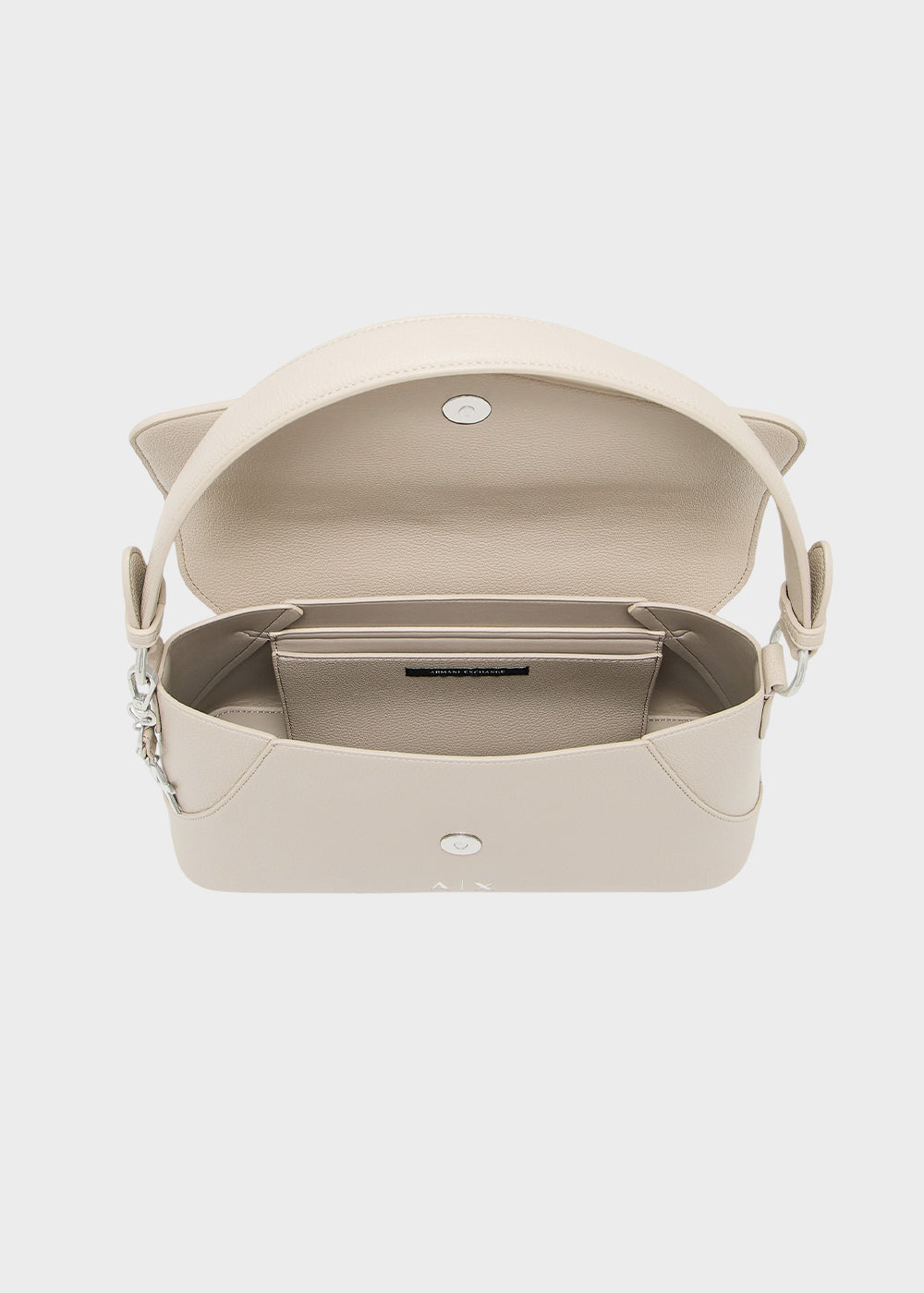 Borsa a spalla Isabel con manico e chiusura a patta-6