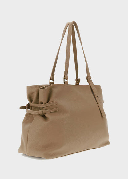 Shoulder bag with logo