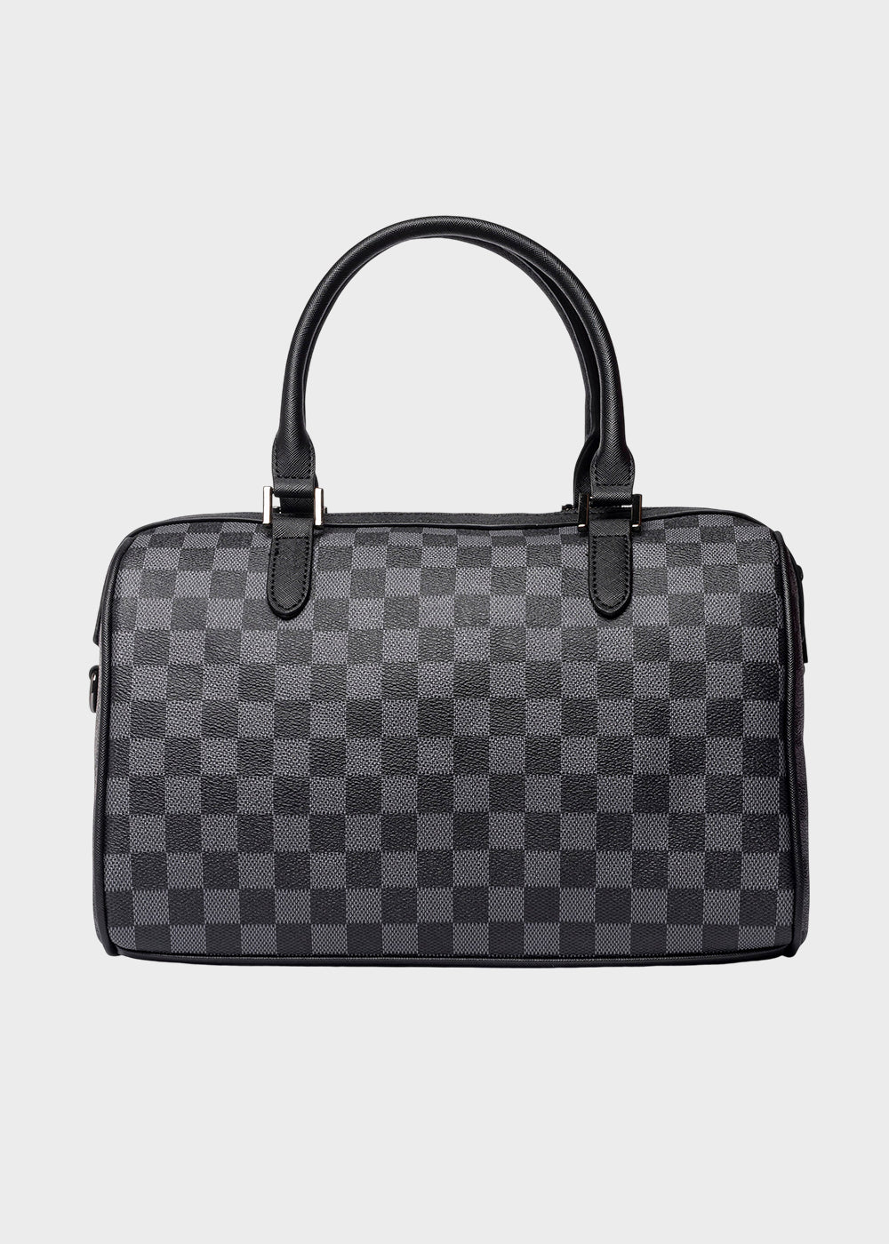 Borsa a mano con tracolla e trama a scacchi, "Limited Edition"-3