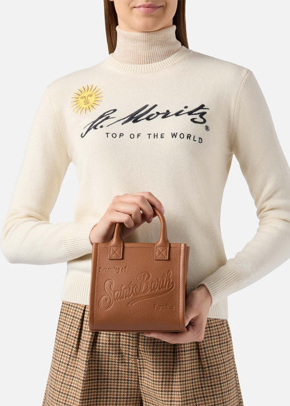 Mini Leather Vanity Bag