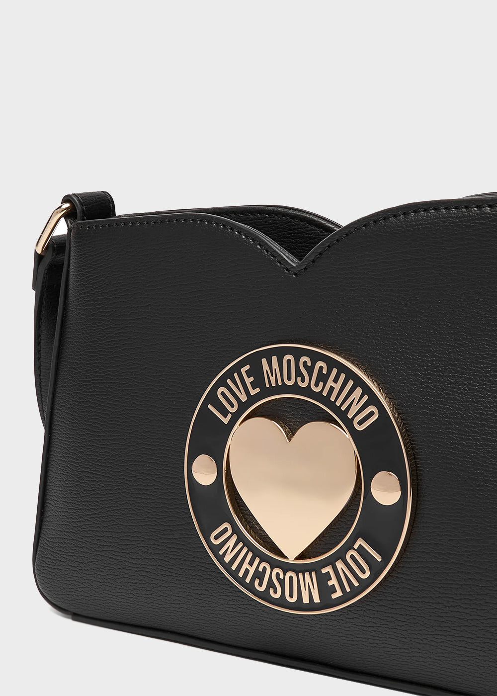 Handbag with heart logo