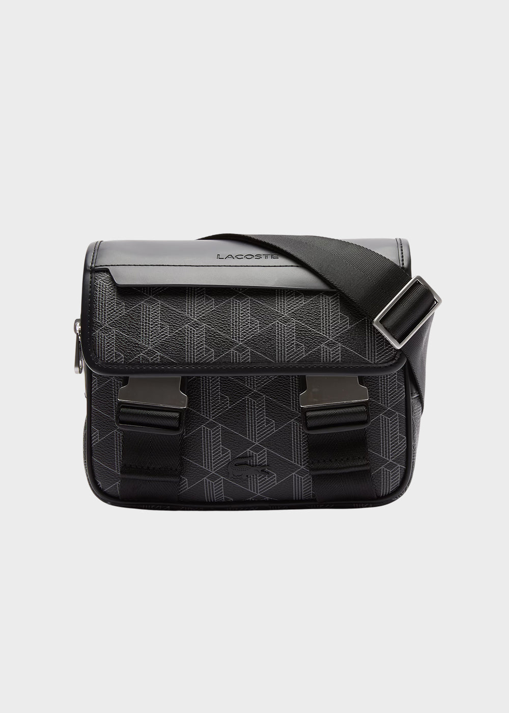 Borsa a tracolla The Blend con patta e doppio gancio monogram