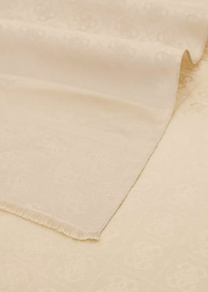 Foulard Samantha con logo all over (70 x 180 cm)
