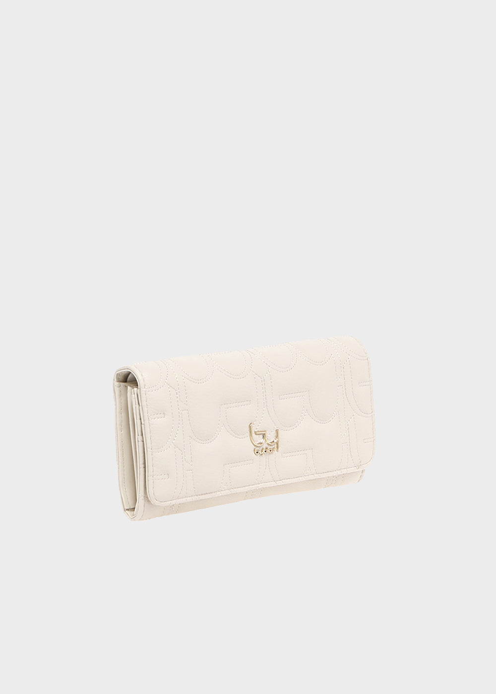 Turquoise wallet with flap