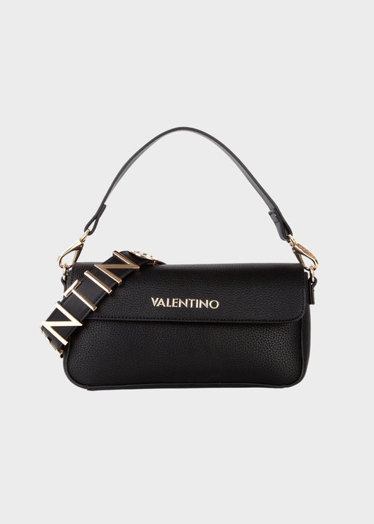 Borsa a baguette Alexia con tracolla e pattina