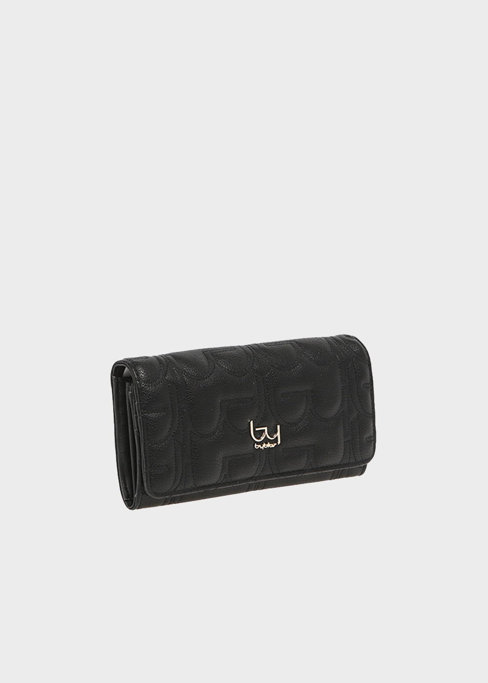Turquoise wallet with flap