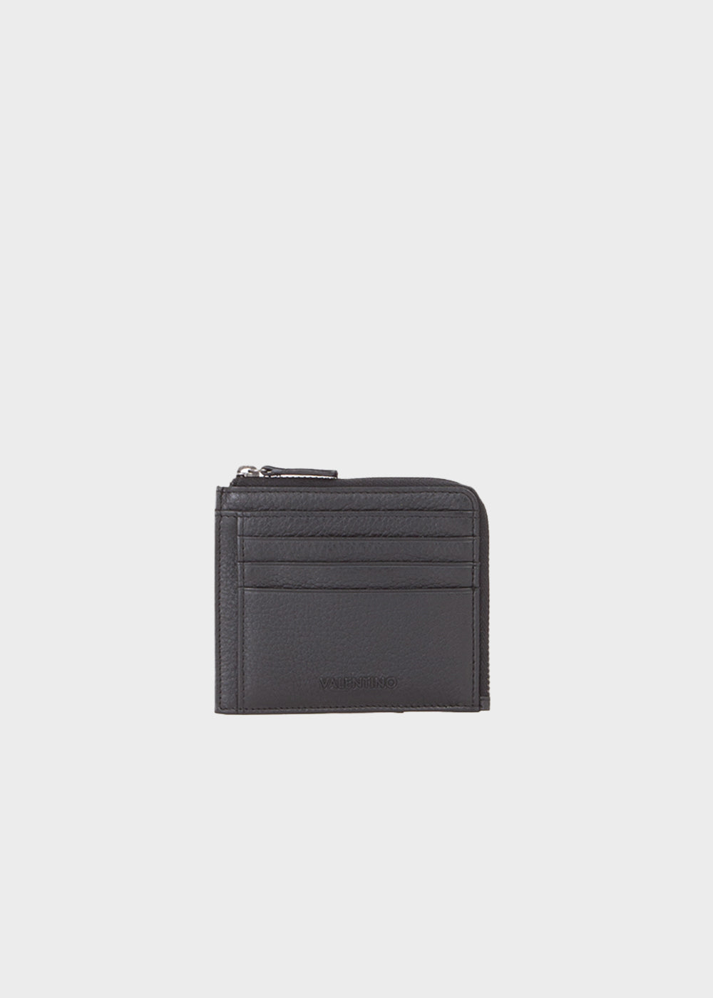 Portacarte con zip Sodaro in pelle