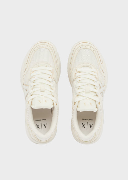 Sneakers in tela con logo