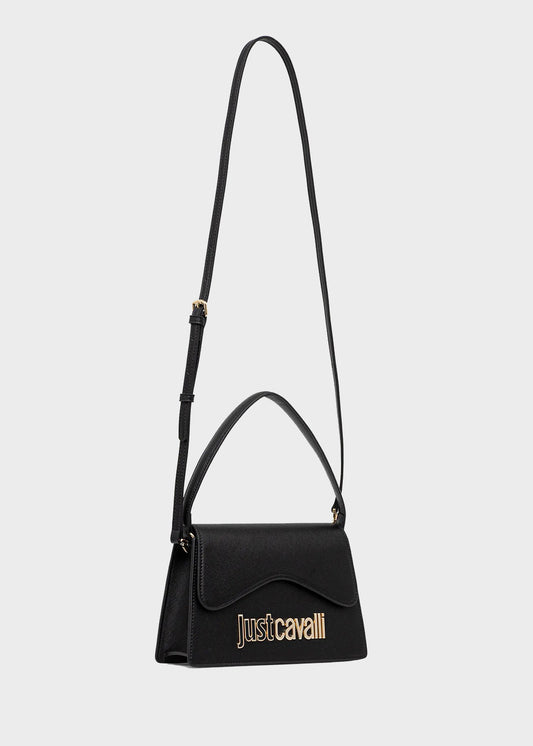 Metal Lettering Shoulder Bag