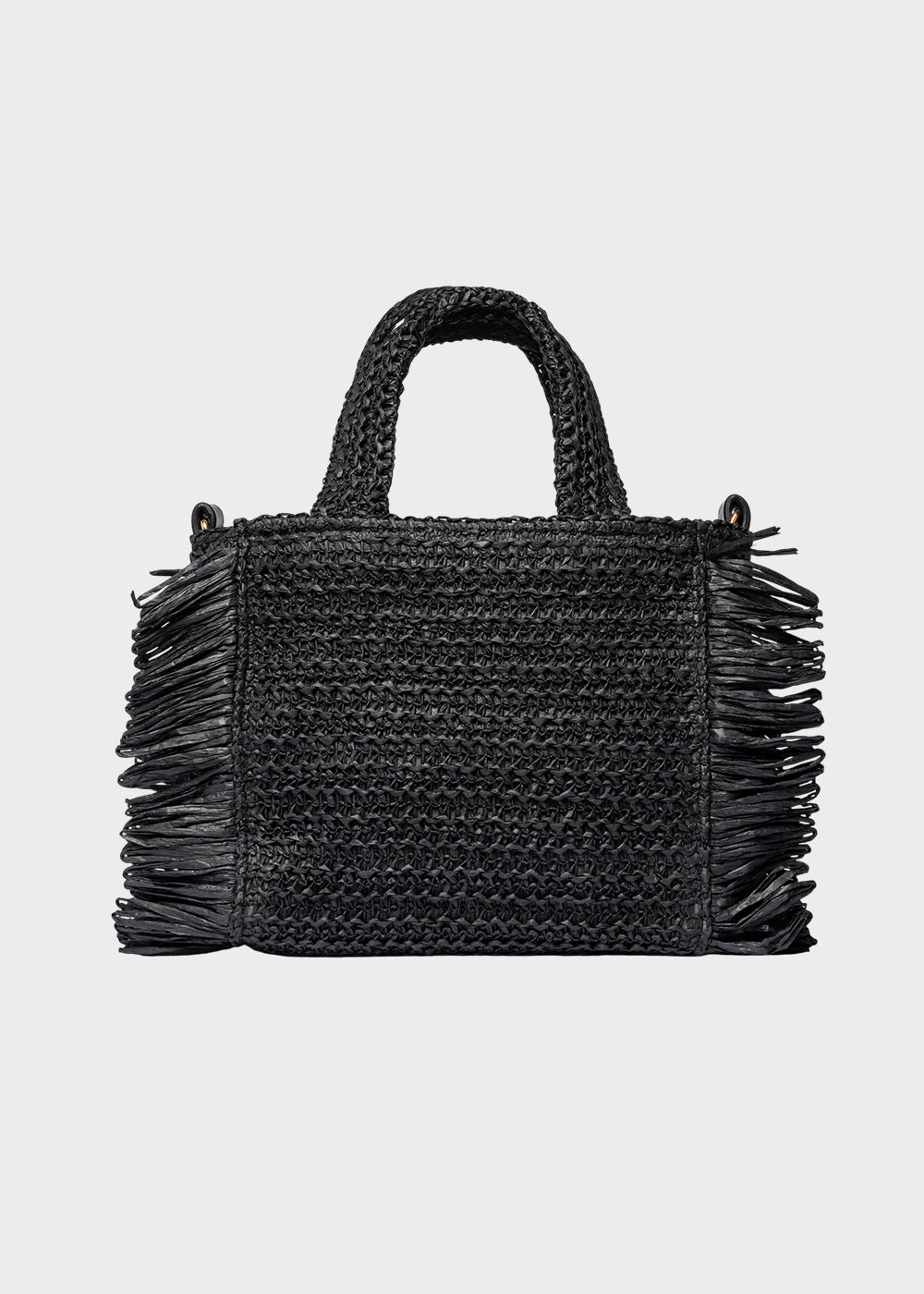 Borsa da Mare piccola Buby S.Claire S in effetto rafia, con tracolla