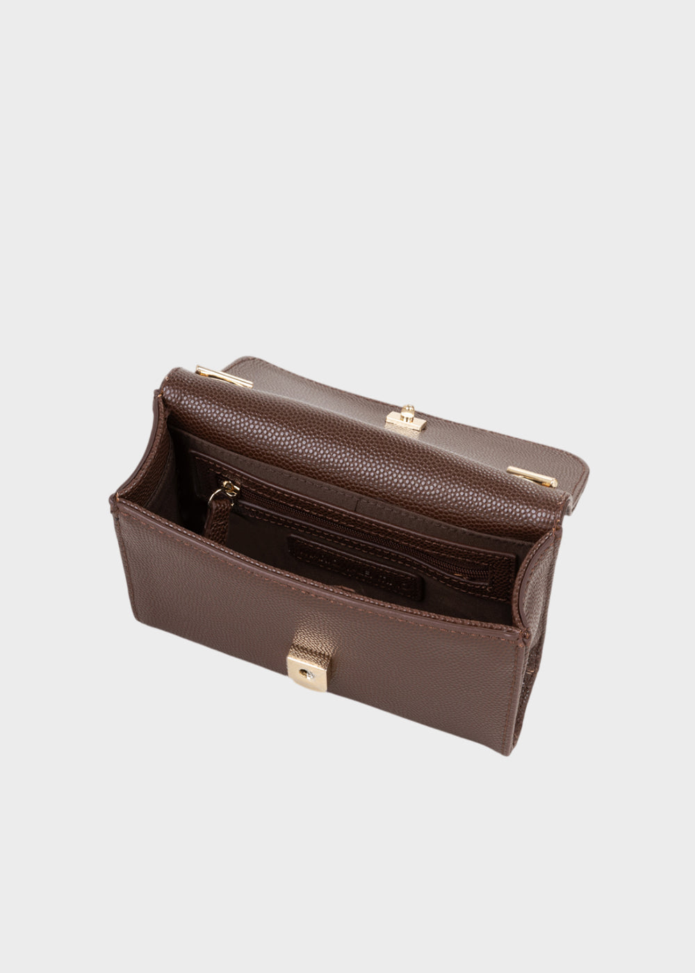 Borsa Divina con tracolla a catena e lucchetto decorativo-3
