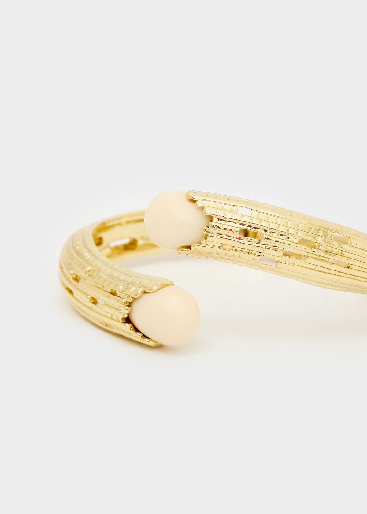 Bracciale apribile lavorato
