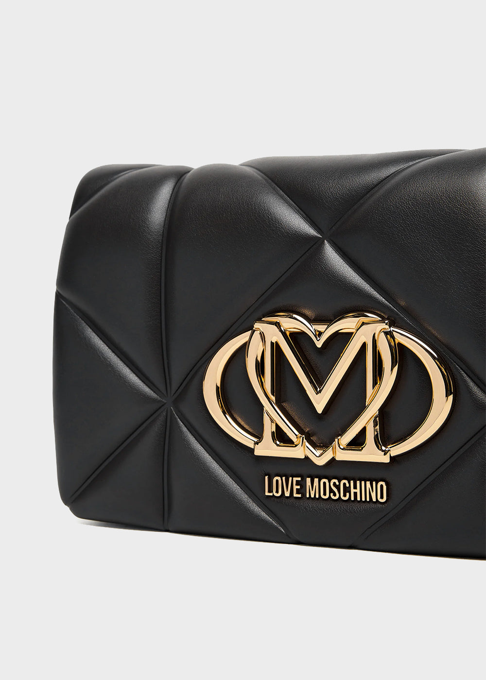 Borsa a tracolla con logo frontale