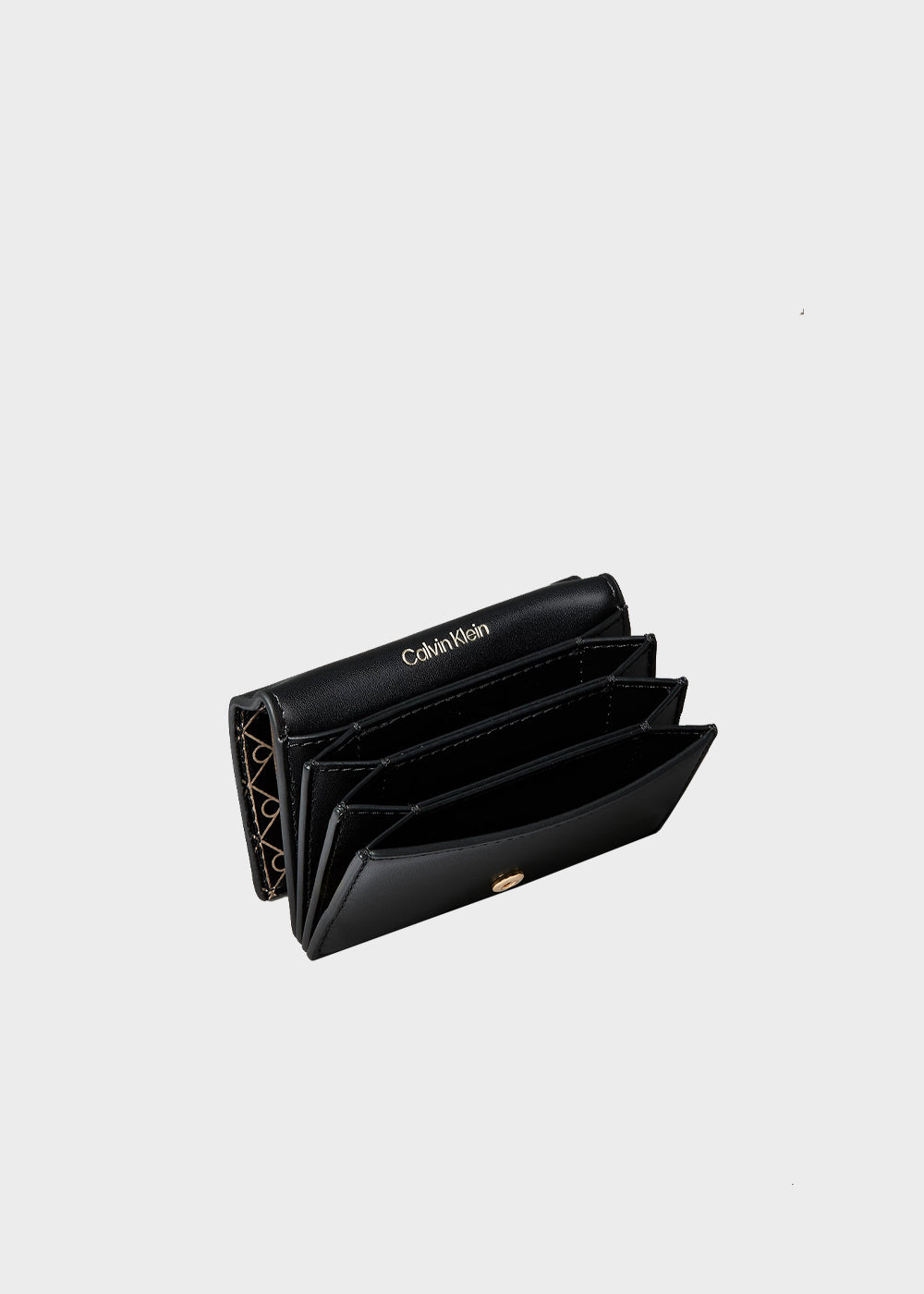 Portacarte a fisarmonica con logo monogramma-3