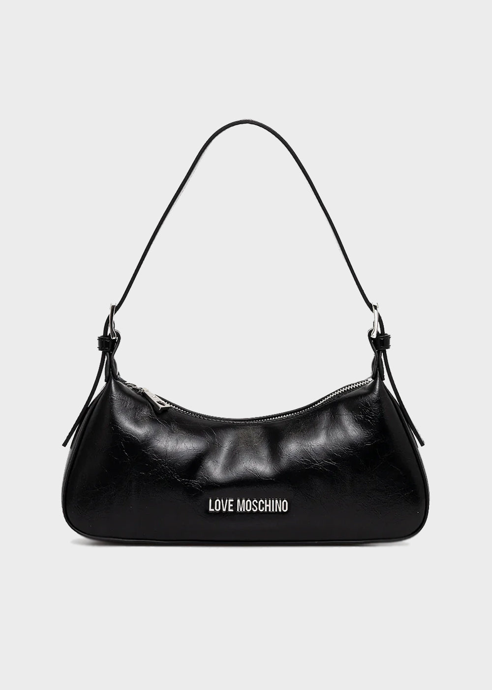 Borsa da spalla con logo frontale