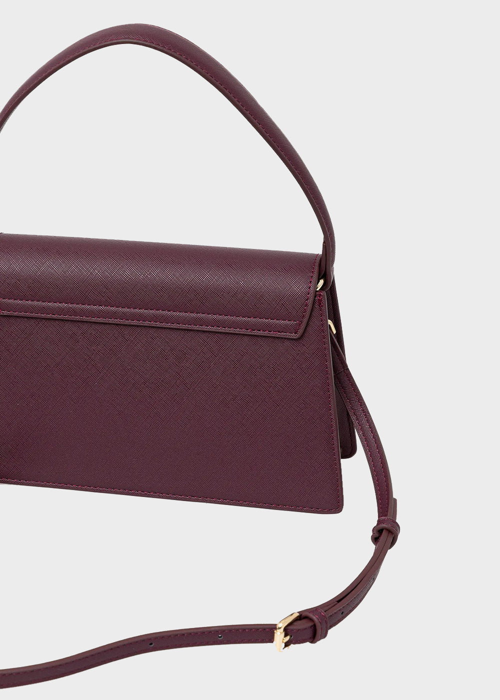 Metal Lettering Shoulder Bag