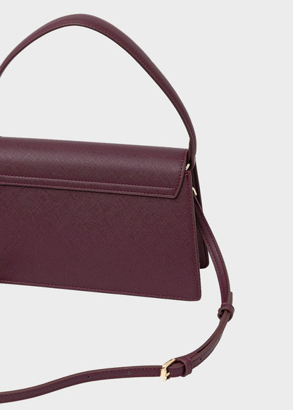 Metal Lettering Shoulder Bag