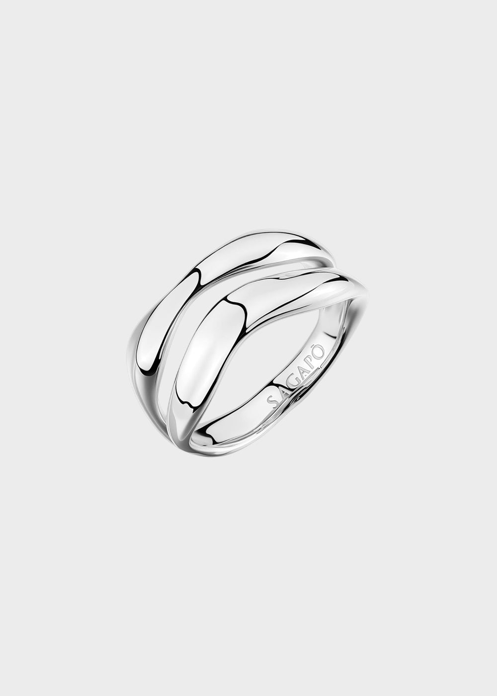 Anello Emotion in acciaio, taglia 18