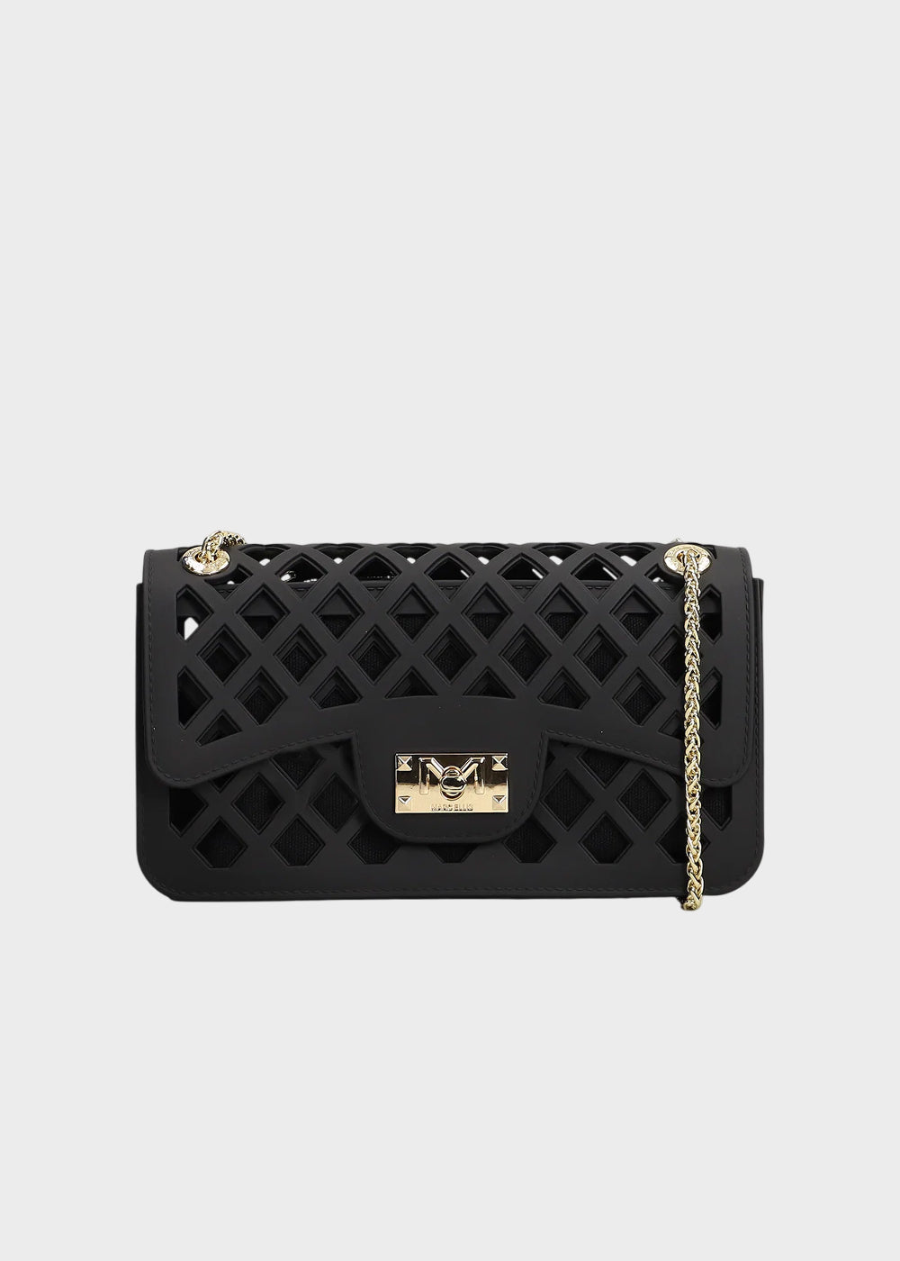 Borsa a tracolla Flat Basket con pochette interna