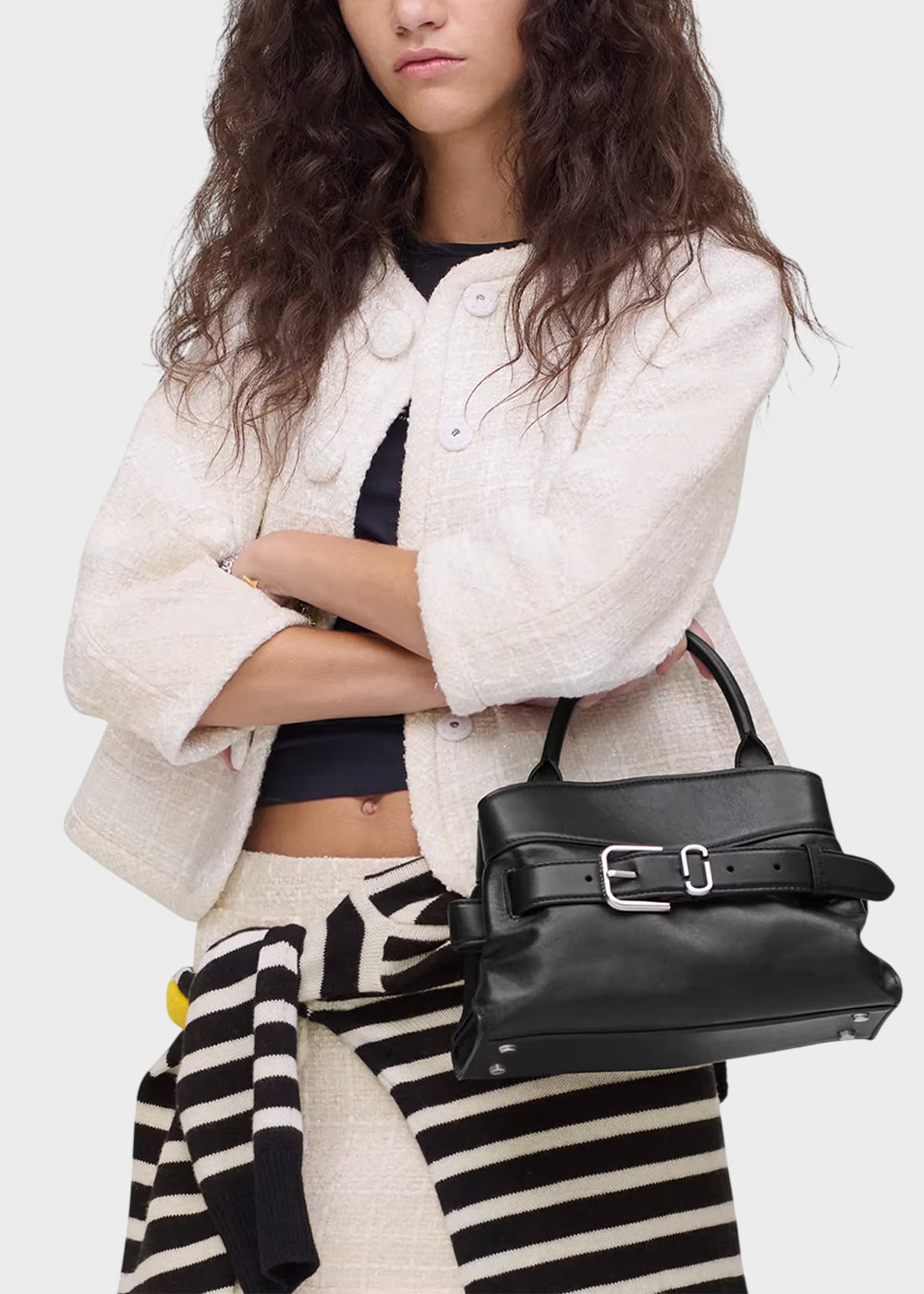 Borsa a mano "The Dakota Small Satchel" con tracolla, in vera pelle-3
